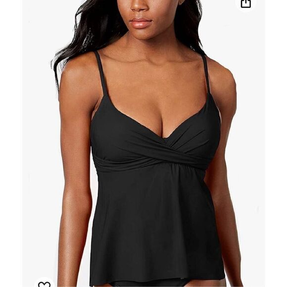 Coco Reef Women's Standard Tankini Top Swimsuit with Underwire and Molded Cups - Picture 1 of 7